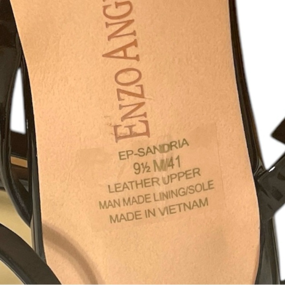 Enzo Angiolini Black Sandria Heels NWT - Picture 5 of 5